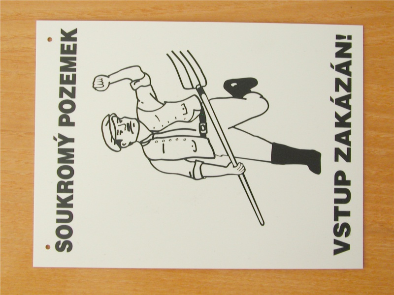 Tabulka "Soukromý pozemek"