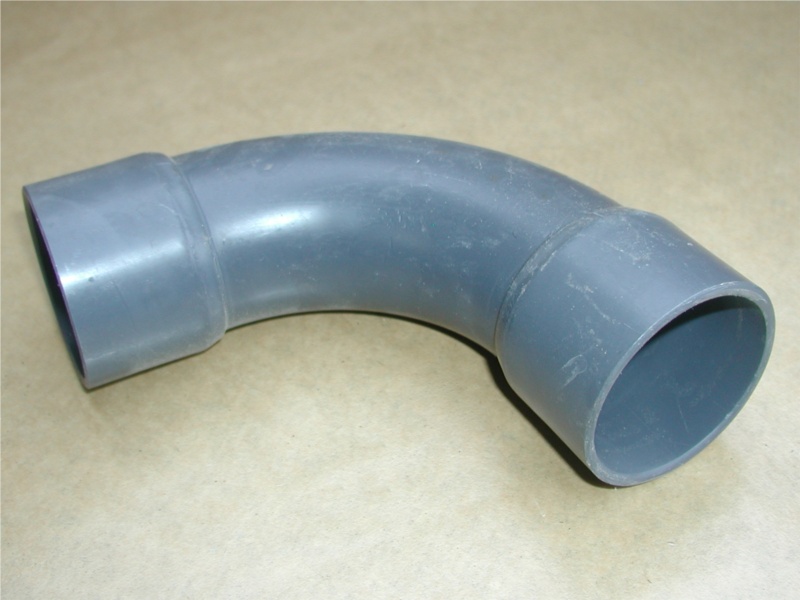 Oblouk 90 stupňů PVC 63 NSR 10 bar